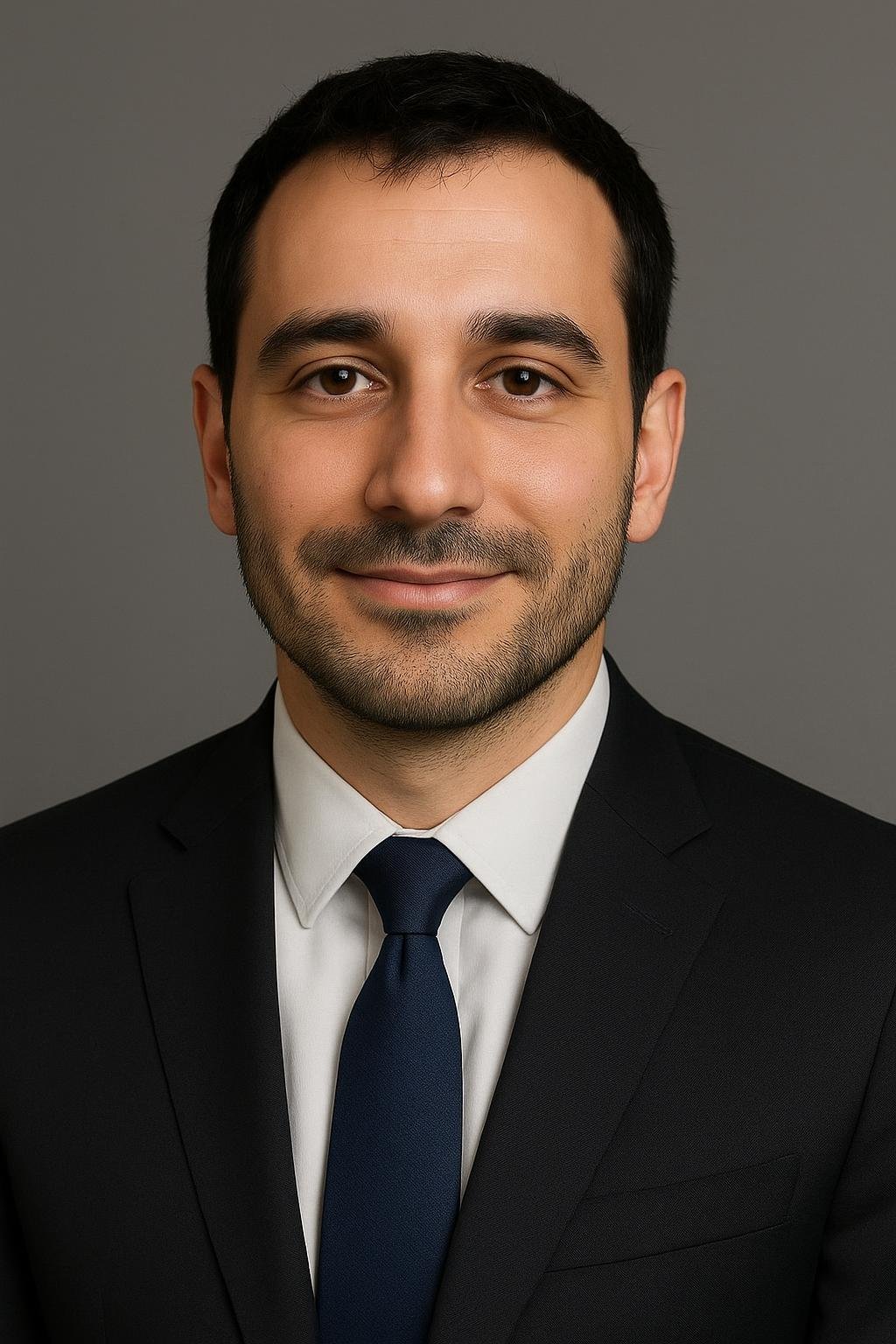 Professional headshot made from the same photo